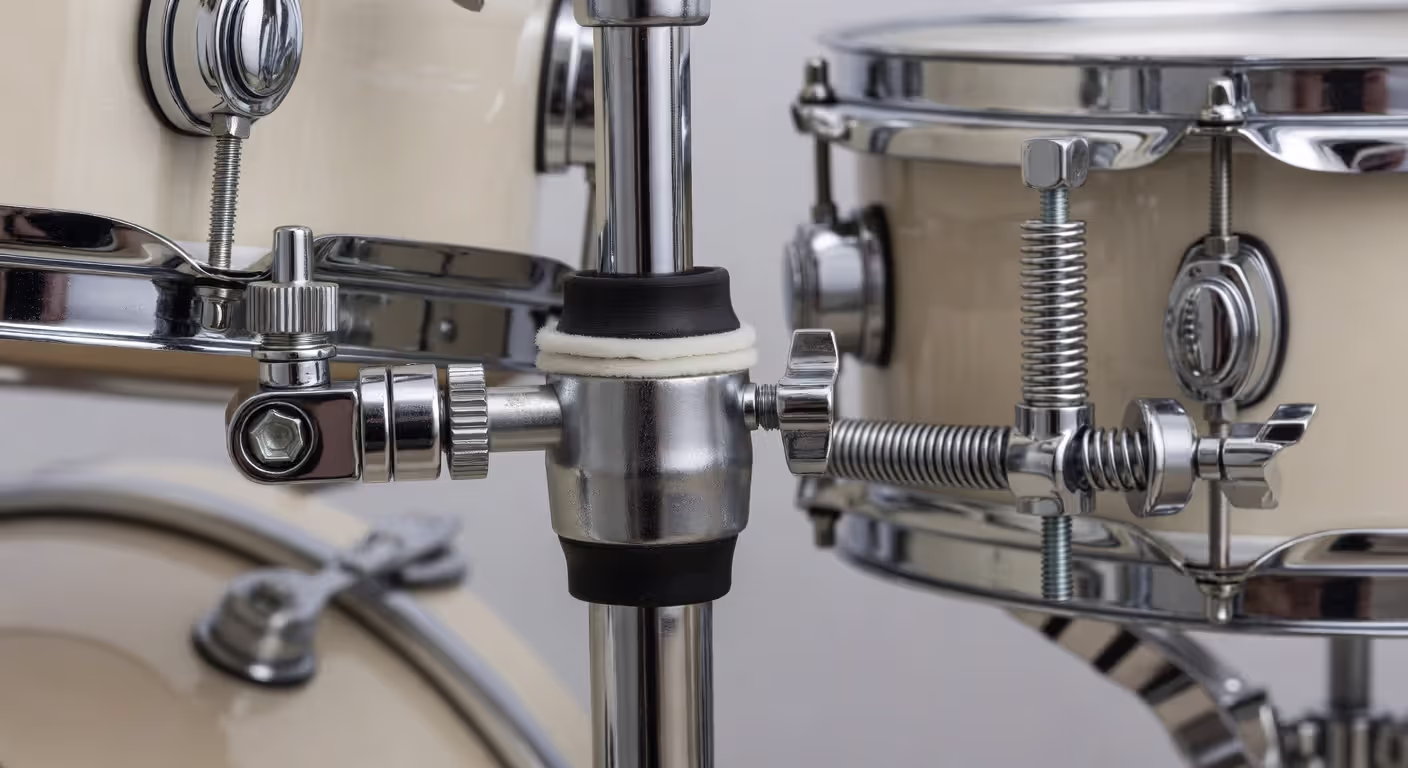 Drum hardware adjustment and troubleshooting details