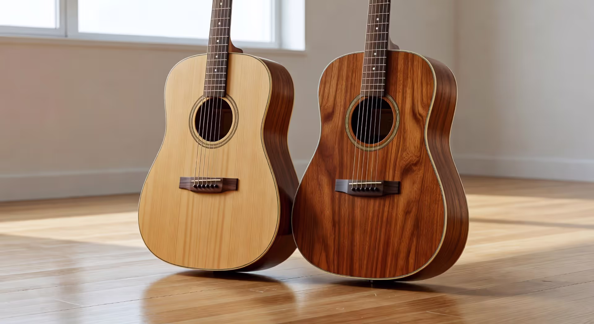 Okoume vs Mahogany for Acoustic Guitars