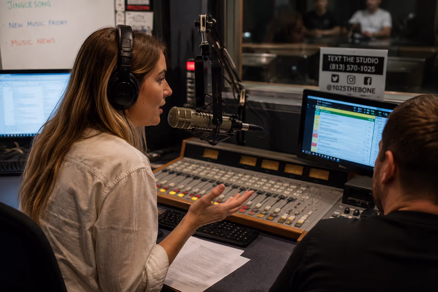 Professional radio submission materials and email preparation