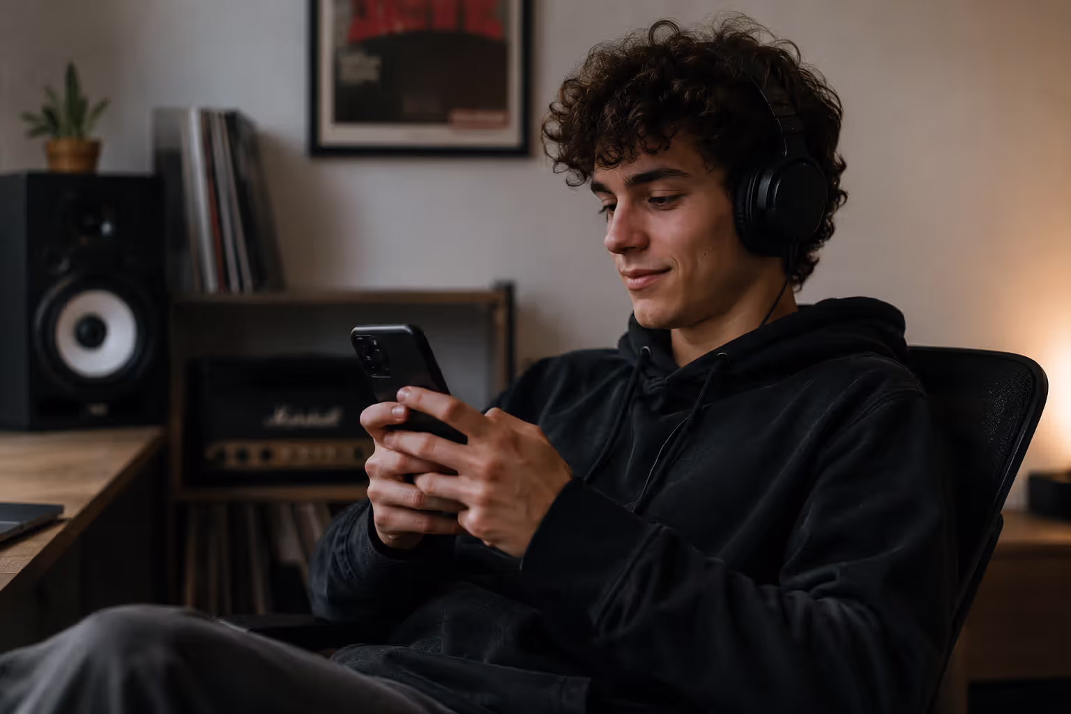 Playlist curator profile on streaming platform